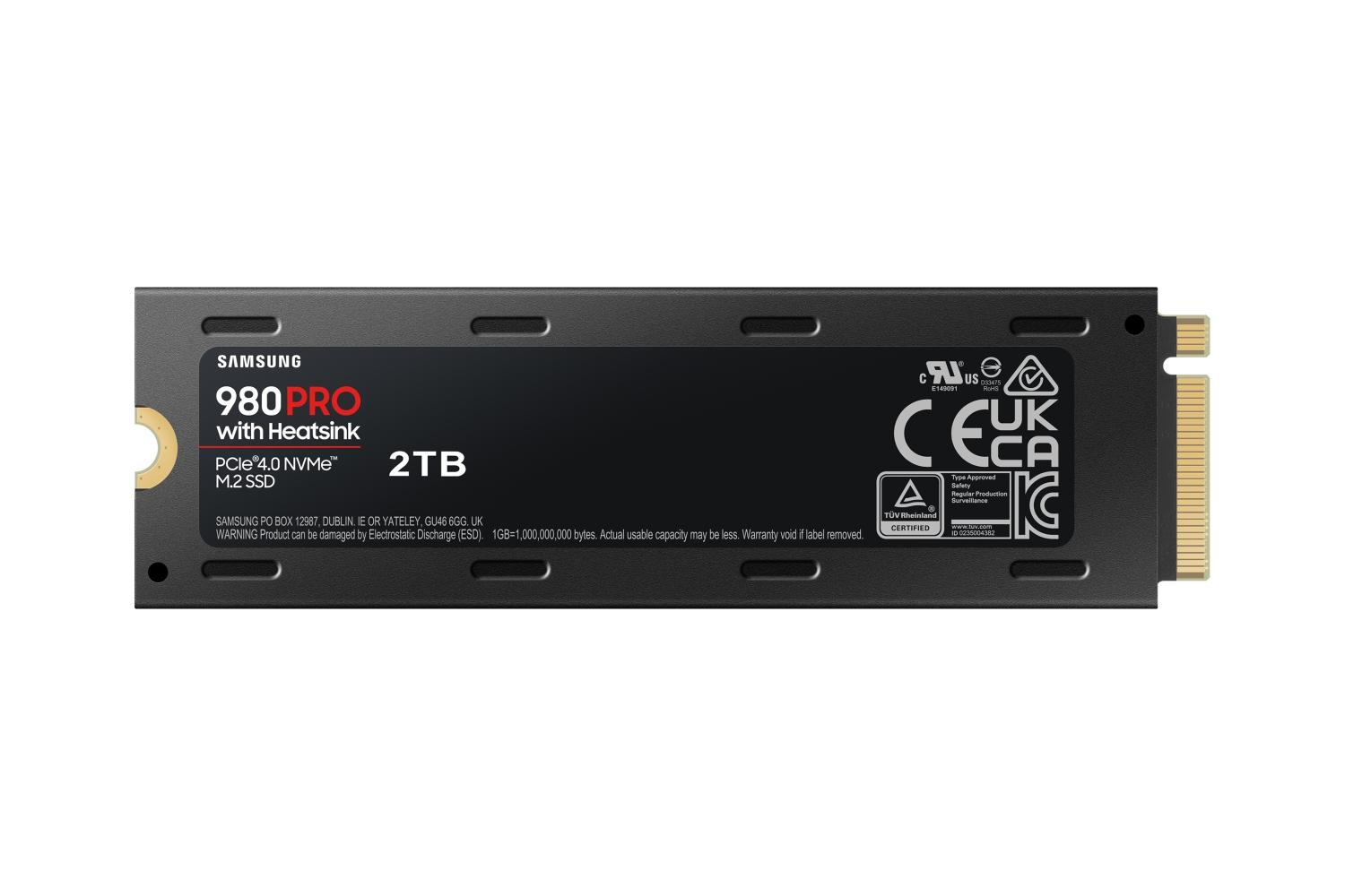 Samsung SSD 980 PRO s chladičom, 2TB, NVMe M.2 Samsung SSD 980 PRO s chladičom, 2TB, NVMe M.2