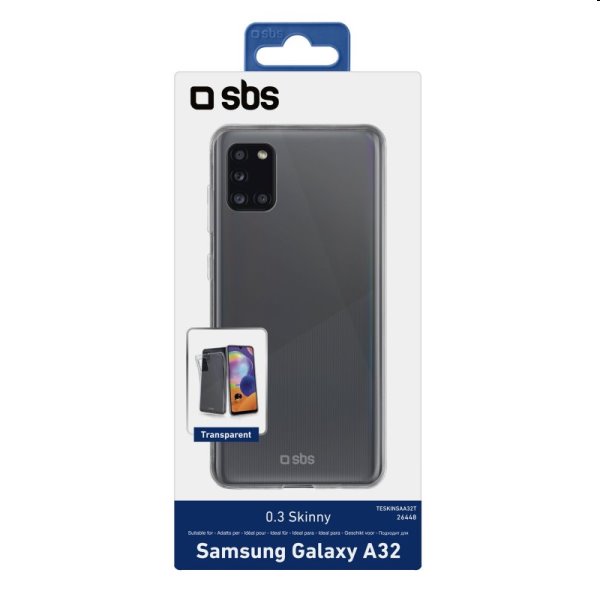 SBS puzdro Skinny pre Samsung Galaxy A32 5G - A326B, transparentné