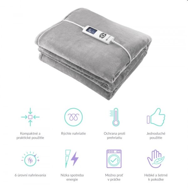 TrueLife HeatBlanket 1813 vyhrievaná deka TrueLife HeatBlanket 1813 vyhrievaná deka