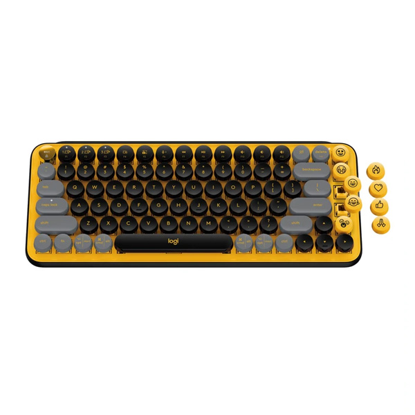 Bezdrôtová klávesnica Logitech POP Key Blast, čierno-žltá Bezdrôtová klávesnica Logitech POP Key Blast, čierno-žltá