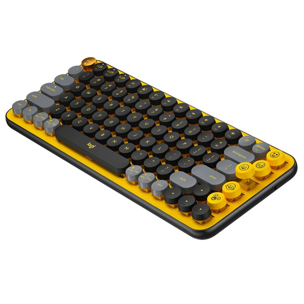 Bezdrôtová klávesnica Logitech POP Key Blast, čierno-žltá Bezdrôtová klávesnica Logitech POP Key Blast, čierno-žltá