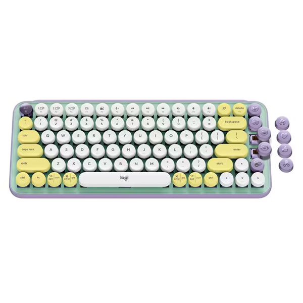 Bezdrôtová klávesnica Logitech POP Key Daydream, fialová