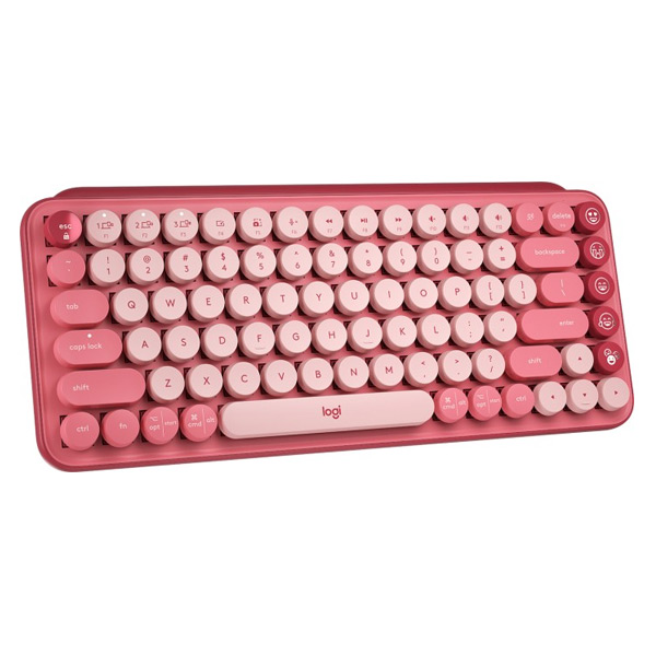 Bezdrôtová klávesnica Logitech POP Key Heartbreaker, ružová Bezdrôtová klávesnica Logitech POP Key Heartbreaker, ružová