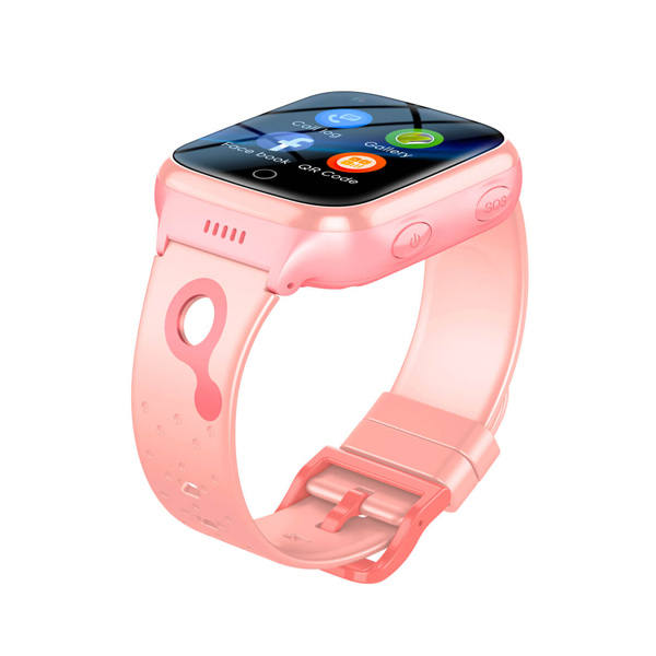 Carneo GuardKid+ 4G Platinum detské smart hodinky, ružové