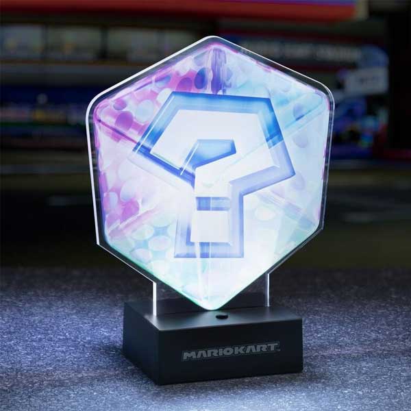 Lampa Mario Kart Acrylic Question Block