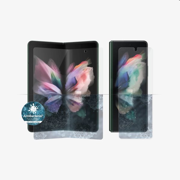 Ochranné sklo PanzerGlass Case Friendly AB pre Samsung Galaxy Z Fold3 5G, čierna