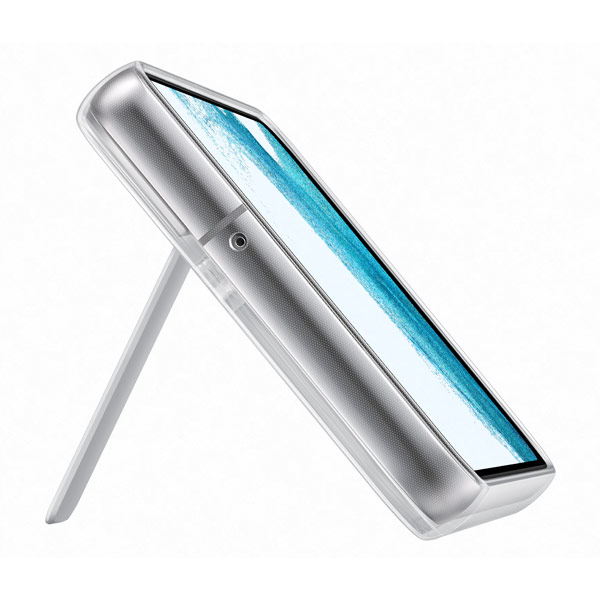 Zadný kryt Clear Standing Cover pre Samsung Galaxy S22 Plus, transparentná