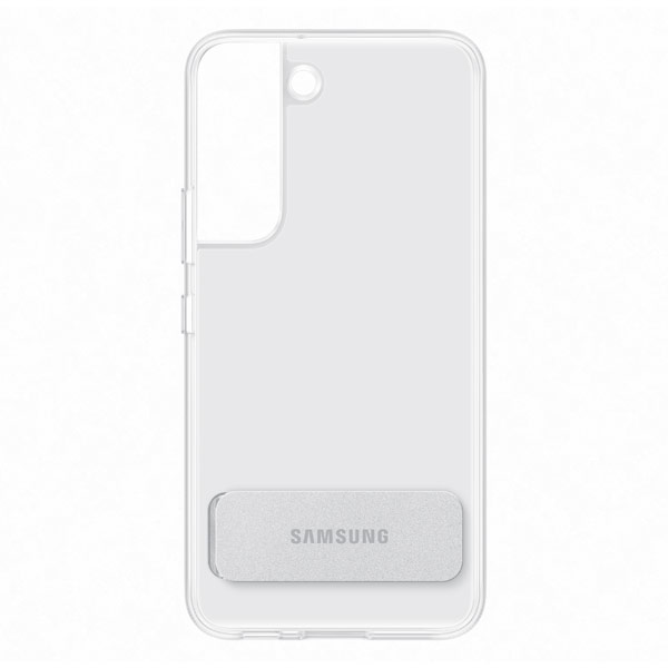 Zadný kryt Clear Standing Cover pre Samsung Galaxy S22, transparentná