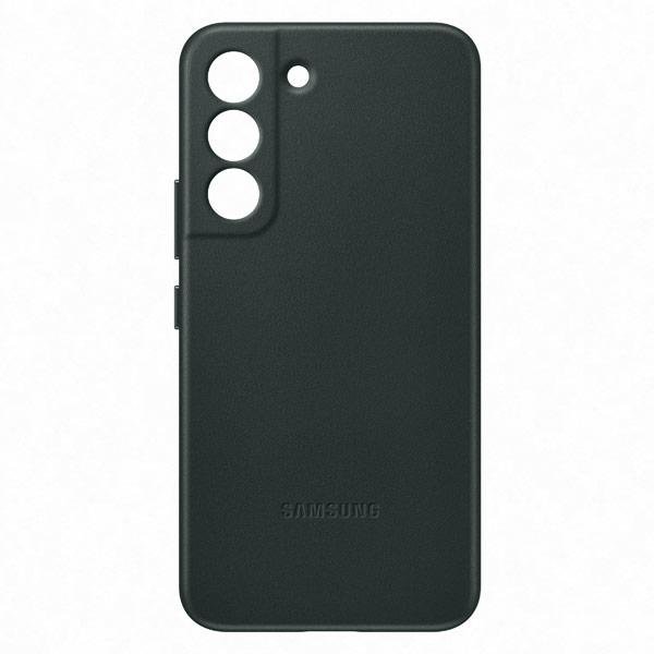 Zadný kryt Leather Cover pre Samsung Galaxy S22, zelená Zadný kryt Leather Cover pre Samsung Galaxy S22, zelená