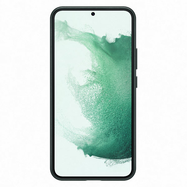 Zadný kryt Leather Cover pre Samsung Galaxy S22 Plus, zelená