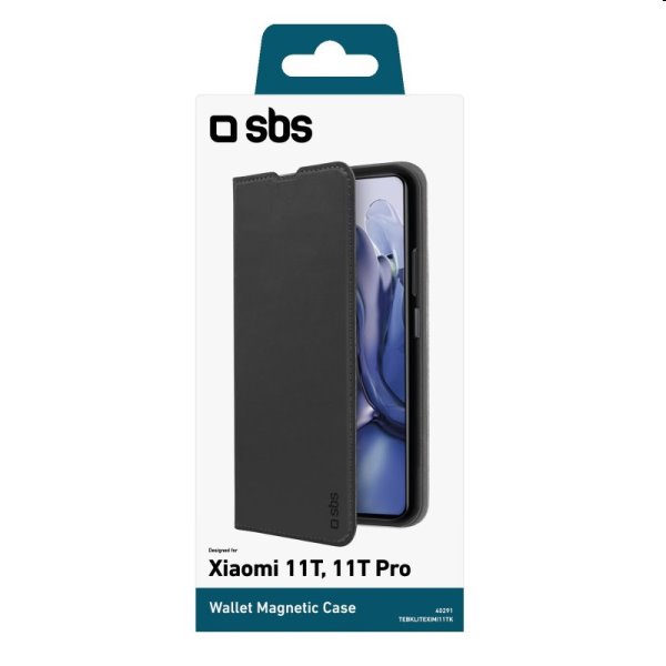 Knižkové puzdro SBS Book Wallet Lite pre Xiaomi 11T/11T Pro, čierna Knižkové puzdro SBS Book Wallet Lite pre Xiaomi 11T/11T Pro, čierna