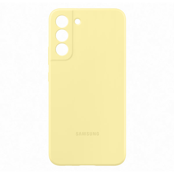 Puzdro Silicone Cover pre Samsung Galaxy S22 Plus, yellow