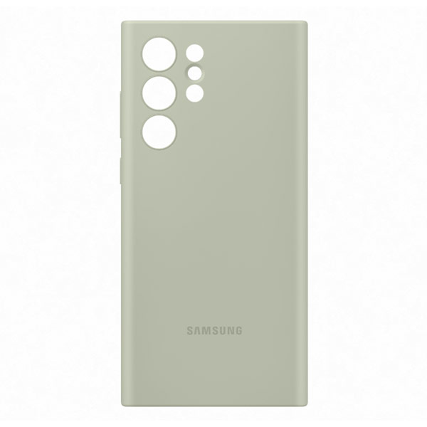 Puzdro Silicone Cover pre Samsung Galaxy S22 Ultra, olive green