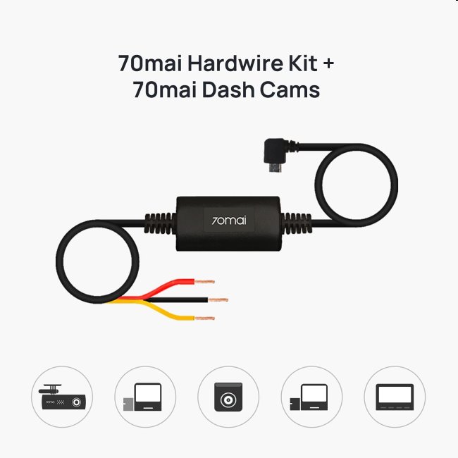 70Mai Hardware Kit pre nepretržitú ochranu automobilu