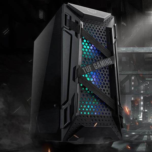 ASUS TUF GAMING GT301 PC skrinka s AURA RGB, 3x ARGB chladič, ATX