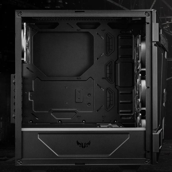 ASUS TUF GAMING GT301 PC skrinka s AURA RGB, 3x ARGB chladič, ATX