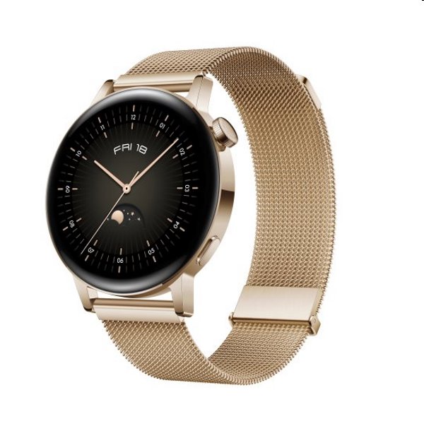 Huawei Watch GT3 42mm, elegant gold - vystavený kus