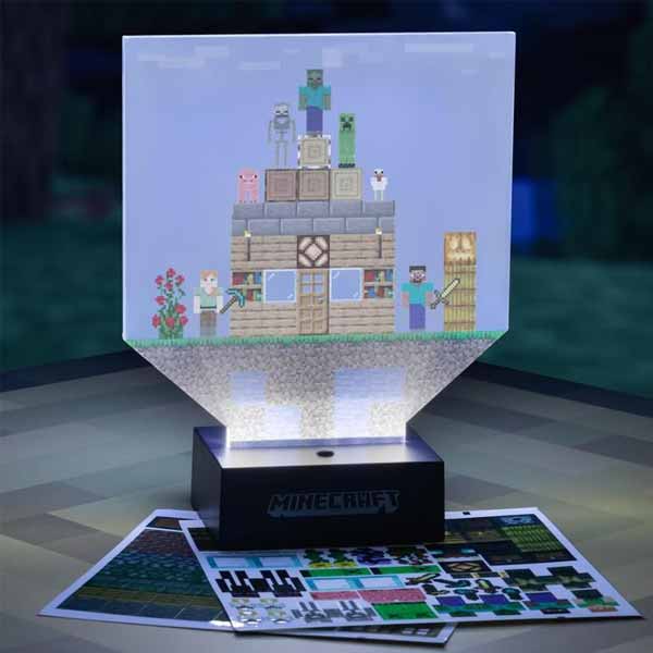 Lampa Build a Level Light 140 stickers (Minecraft)