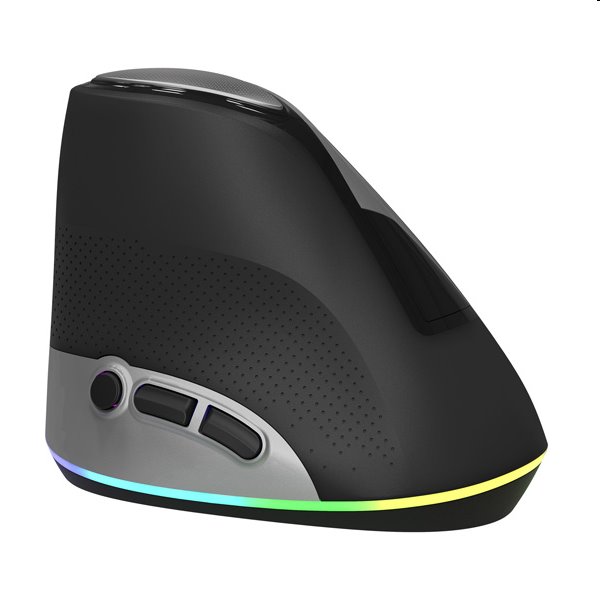 Marvo Myš M708W, 2400DPI, 2.4 [GHz], optická, 7tl., bezdrôtová, čierna, vstavaná batéria, podsvietená, ergonomická, ver