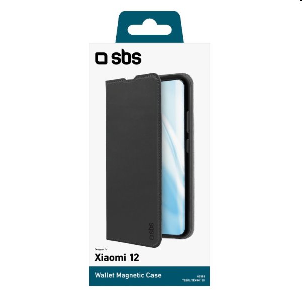 Knižkové puzdro SBS Book Wallet Lite pre Xiaomi 12, čierna Knižkové puzdro SBS Book Wallet Lite pre Xiaomi 12, čierna