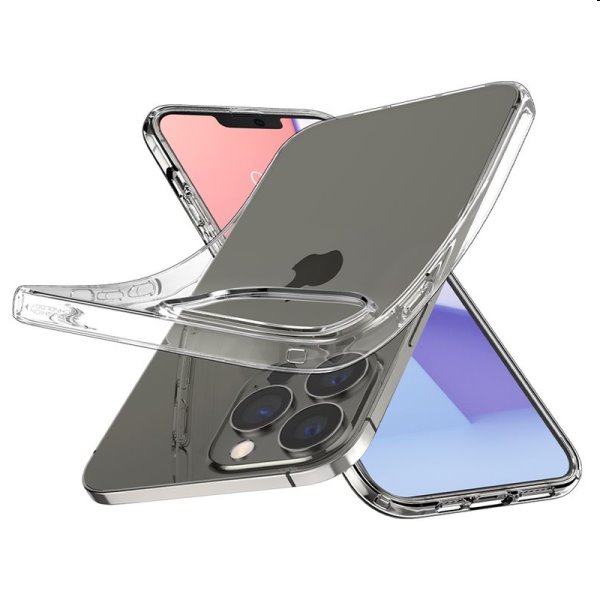 Zadný kryt Spigen Crystal Flex pre Apple iPhone 13 Pro, transparentná