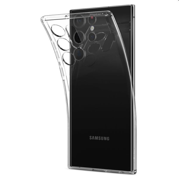 Puzdro Spigen Liquid Crystal pre Samsung Galaxy S22 Ultra, transparentné