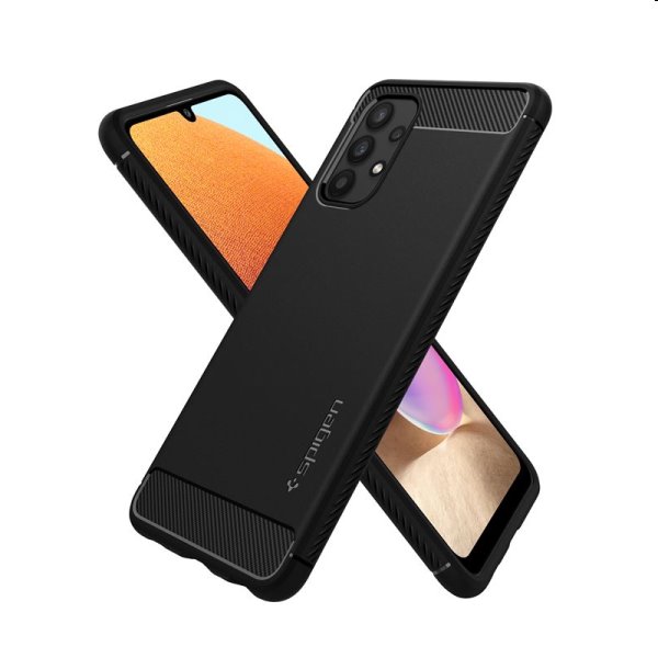 Zadný kryt Spigen Rugged Armor pre Samsung Galaxy A32 (LTE), čierna Zadný kryt Spigen Rugged Armor pre Samsung Galaxy A32 (LTE), čierna