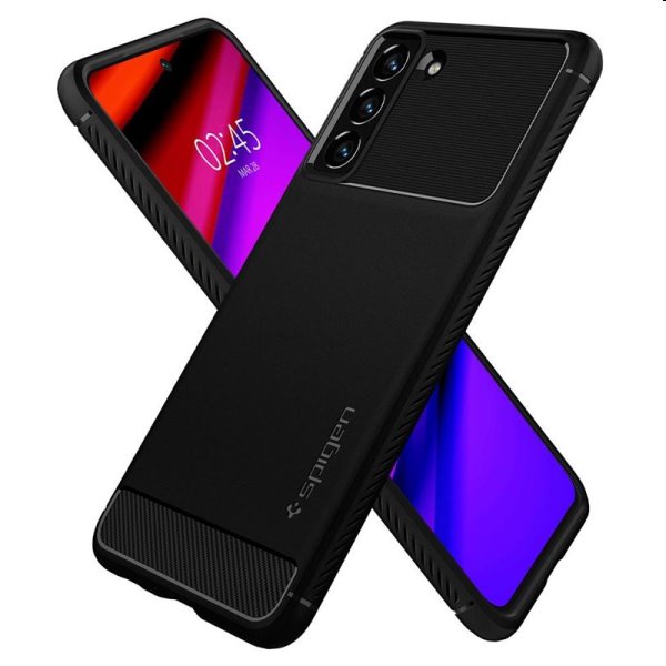 Zadný kryt Spigen Rugged Armor pre Samsung Galaxy S21 FE 5G, čierna Zadný kryt Spigen Rugged Armor pre Samsung Galaxy S21 FE 5G, čierna