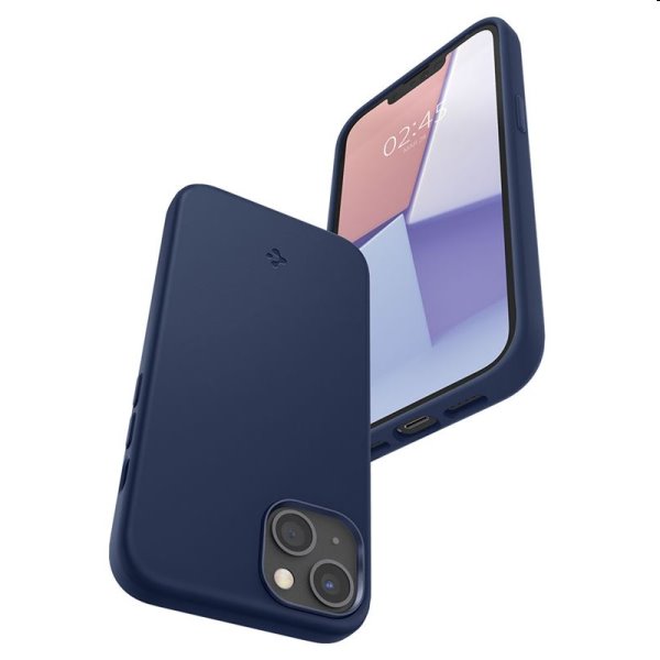 Zadný kryt Spigen Silicone Fit pre Apple iPhone 13, modrá Zadný kryt Spigen Silicone Fit pre Apple iPhone 13, modrá