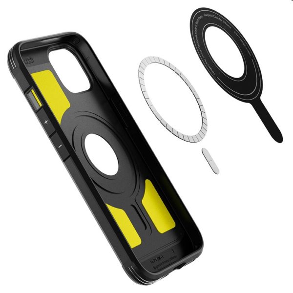 Puzdro Spigen Tough Armor Mag pre Apple iPhone 13, čierne
