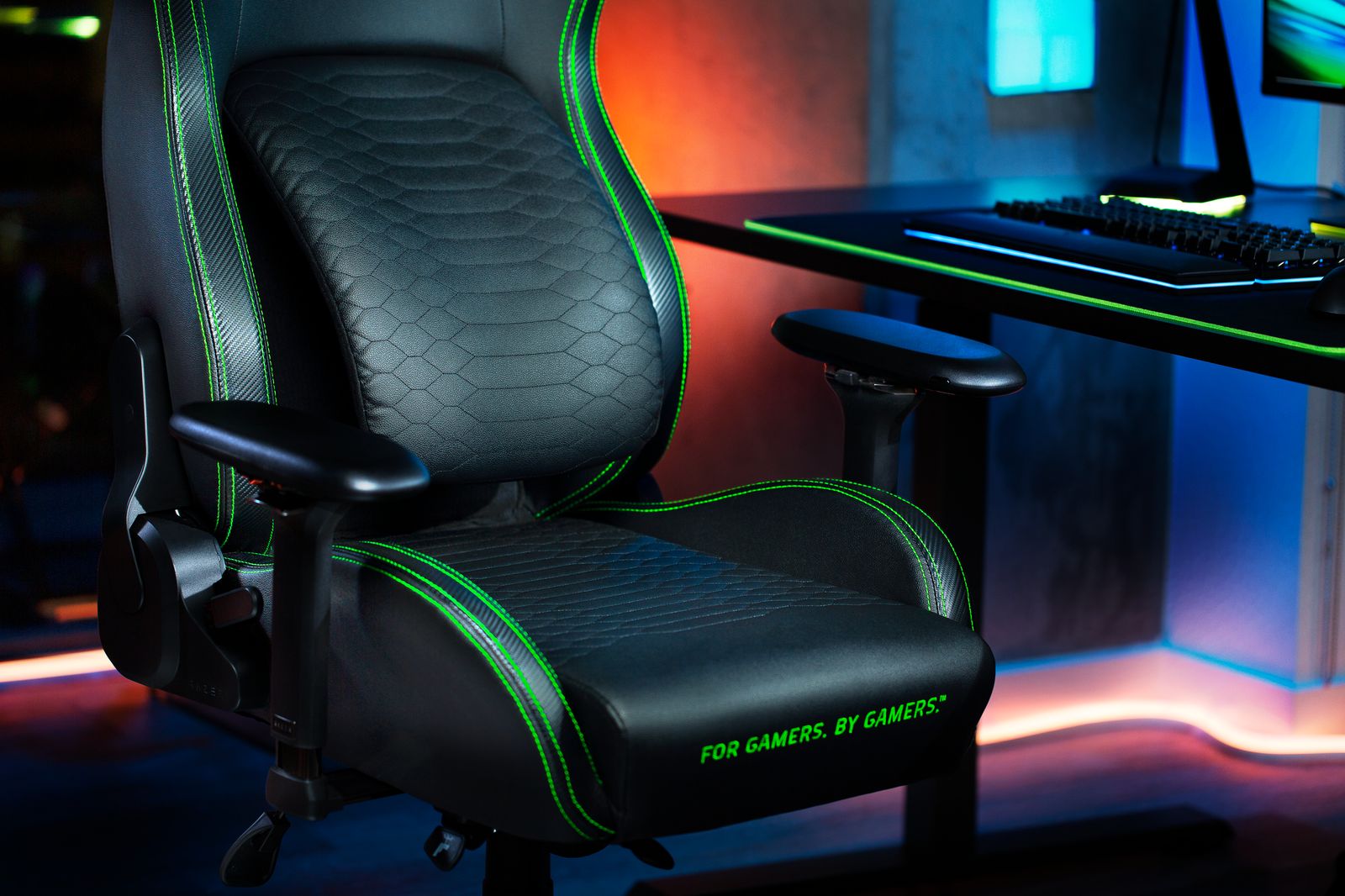 Herná stolička Razer Iskur, XL, zelená Herná stolička Razer Iskur, XL, zelená