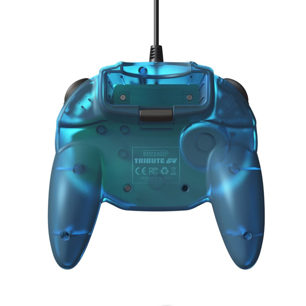 Retro-Bit Tribute 64 USB, oceánovo modrý