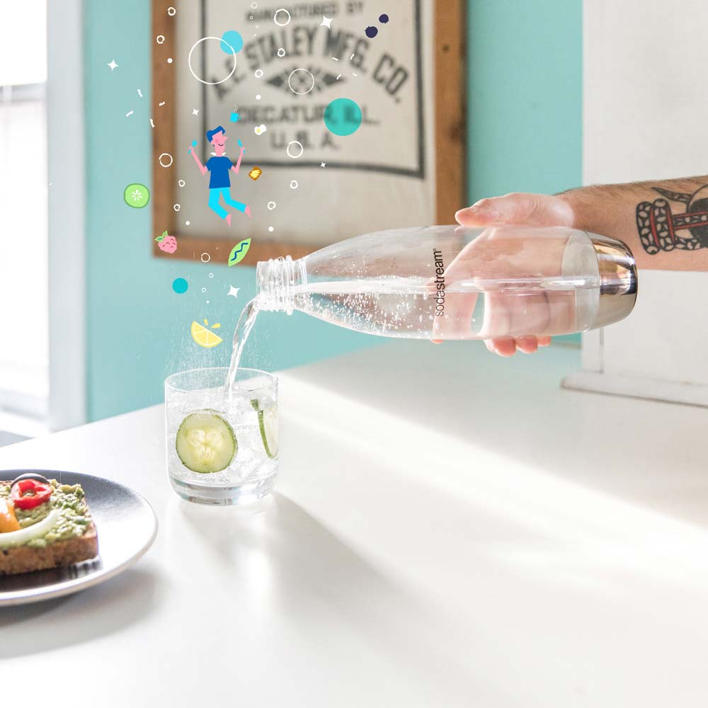 SodaStream One Touch, biely