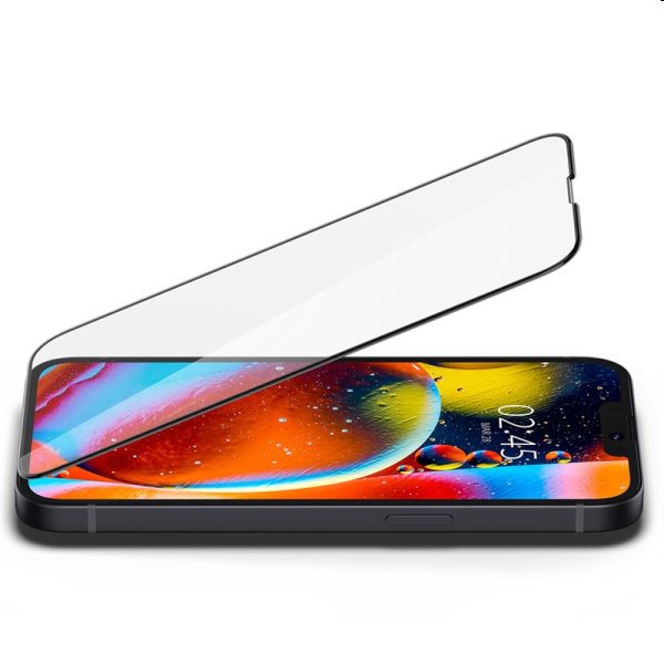 Tvrdené sklo Spigen tR Slim HD pre Apple iPhone 13 mini, čierna