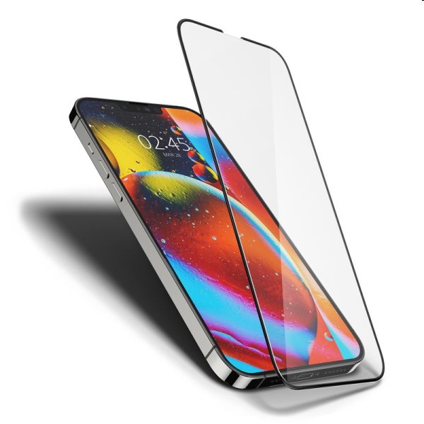 Tvrdené sklo Spigen tR Slim HD pre Apple iPhone 14/13/13 Pro, čierne Tvrdené sklo Spigen tR Slim HD pre Apple iPhone 14/13/13 Pro, čierne