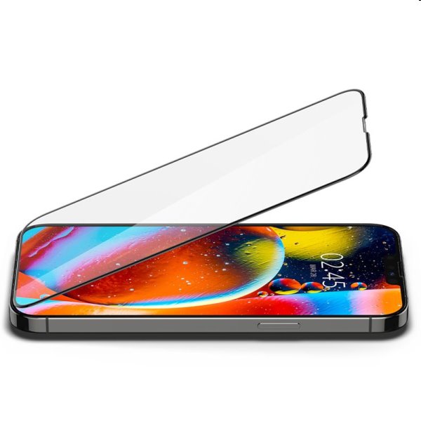 Tvrdené sklo Spigen tR Slim HD pre Apple iPhone 14 Plus, 13 Pro Max, čierna