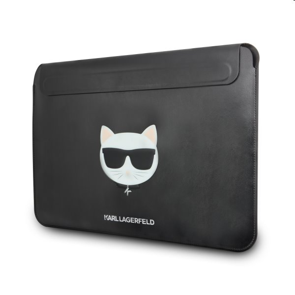 Karl Lagerfeld Choupette Head Embossed Computer Sleeve 16", black