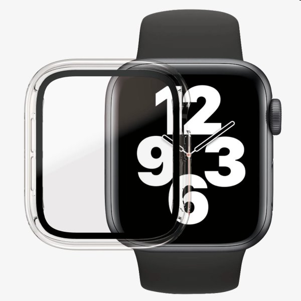 Ochranné temperované sklo PanzerGlass pre Apple Watch SE, 6, 5, 4 40 mm, priesvitné