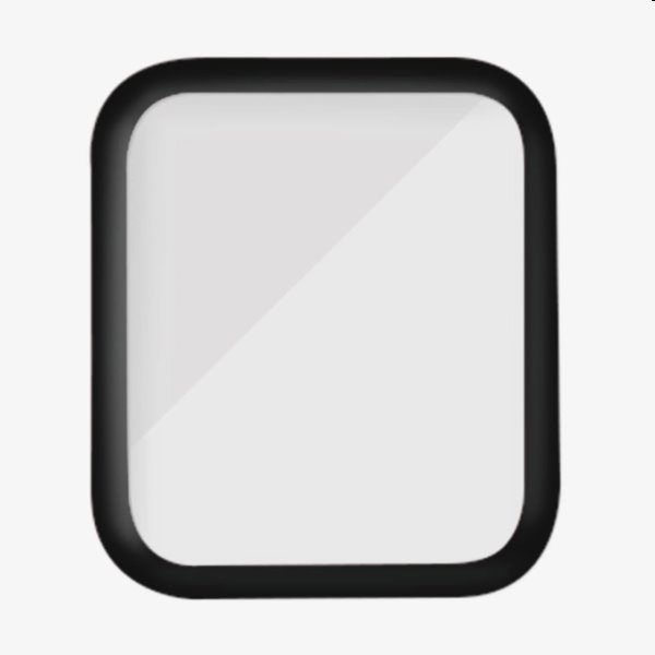 Ochranné temperované sklo s puzdrom PanzerGlass pre Apple Watch 7 40 mm, čierna