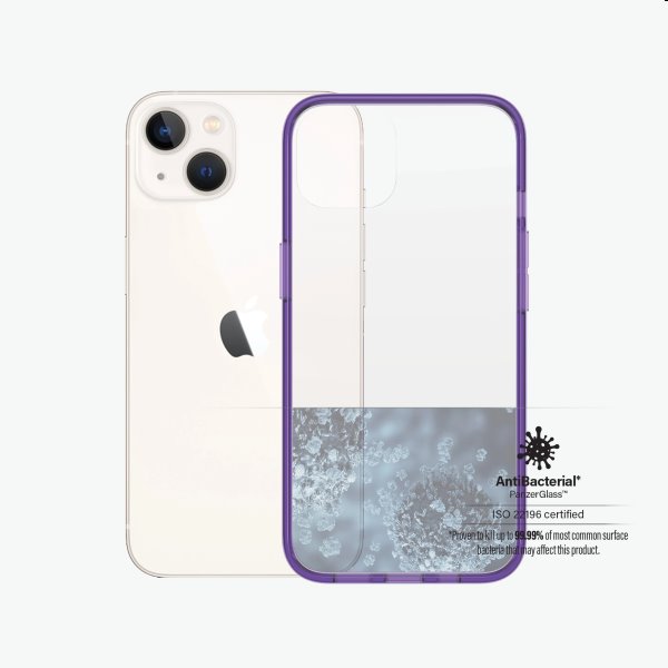 Zadný kryt PanzerGlass ClearCaseColor AB pre Apple iPhone 13, fialová