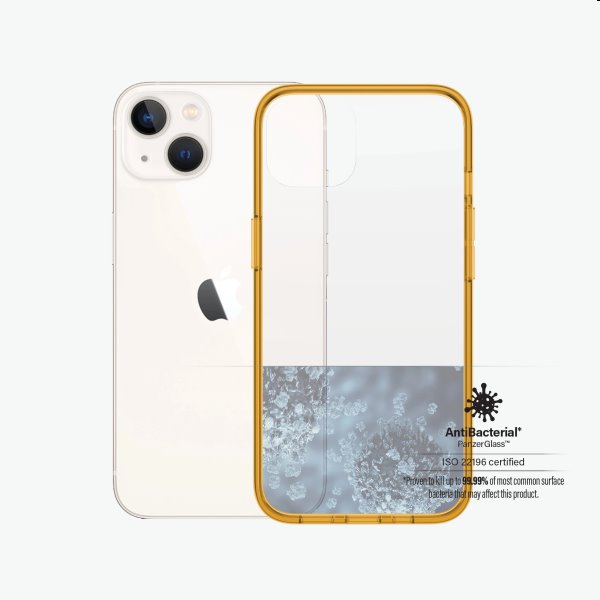 Zadný kryt PanzerGlass ClearCaseColor AB pre Apple iPhone 13, oranžová Zadný kryt PanzerGlass ClearCaseColor AB pre Apple iPhone 13, oranžová