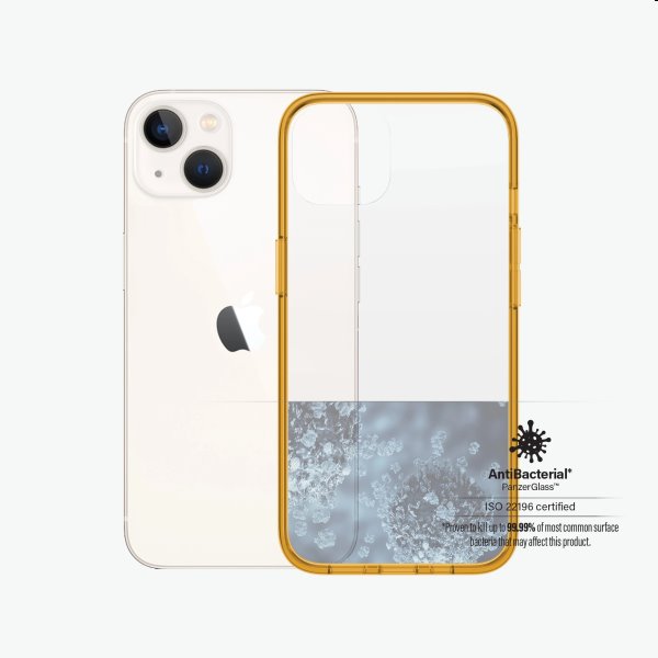 Zadný kryt PanzerGlass ClearCaseColor AB pre Apple iPhone 13, oranžová