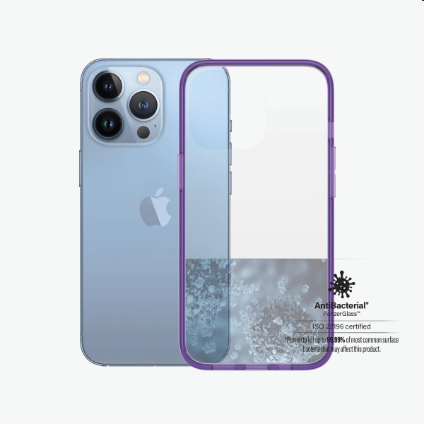 Zadný kryt PanzerGlass ClearCaseColor AB pre Apple iPhone 13 Pro, fialová