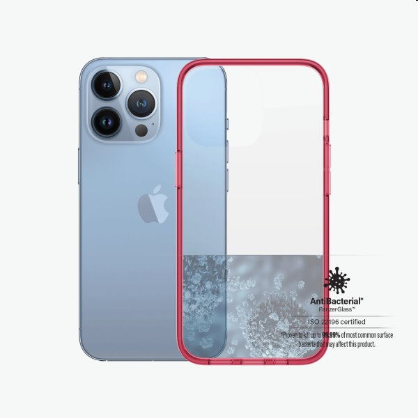 Zadný kryt PanzerGlass ClearCaseColor AB pre Apple iPhone 13 Pro, ružová