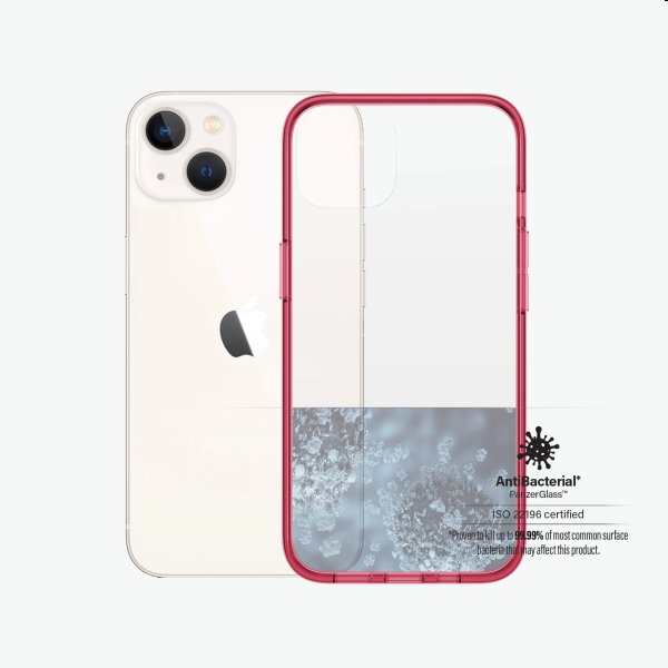 Zadný kryt PanzerGlass ClearCaseColor AB pre Apple iPhone 13, ružová