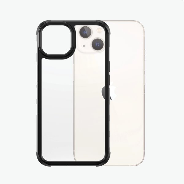 Puzdro PanzerGlass SilverBullet ClearCase AB pre Apple iPhone 13, čierne