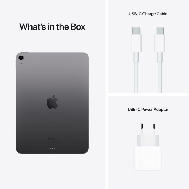 Apple iPad Air 10.9" (2022) Wi-Fi 256GB, kozmická sivá Apple iPad Air 10.9" (2022) Wi-Fi 256GB, kozmická sivá