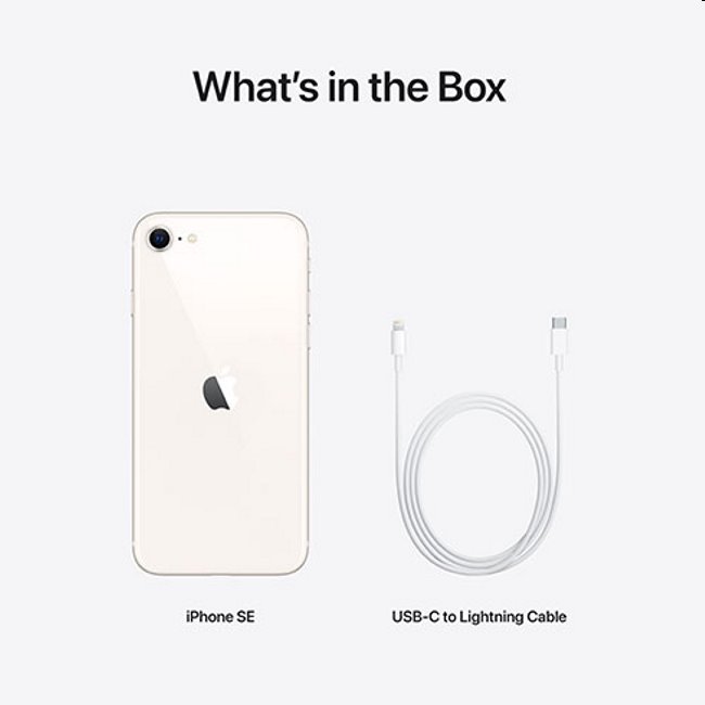 Apple iPhone SE (2022) 256GB, hviezdna biela Apple iPhone SE (2022) 256GB, hviezdna biela