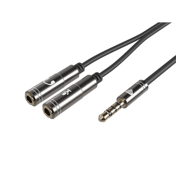 Genesis Thul 200 Prémiový 4 PIN adaptér slúchadiel Genesis Thul 200 Prémiový 4 PIN adaptér slúchadiel