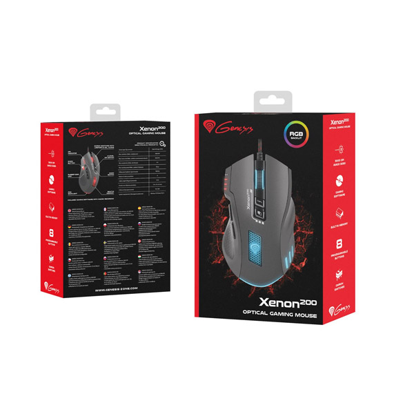Genesis Xenon 200 RGB Myš Genesis Xenon 200 RGB Myš